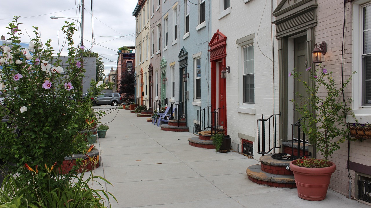 South Philadelphia street and buildings in Philadelphia